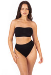 Seamless Cotton Rich High Waist G String - 7 Pack