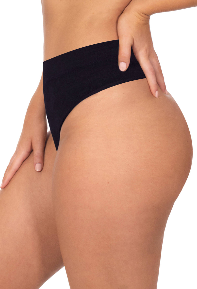 Seamless Cotton High Waist G String