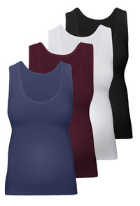 Maternity Bamboo Tank Top - 4 Pack