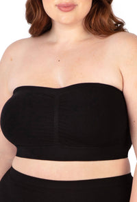 Cotton-Rich Padded Strapless Bra