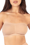 Cotton-Rich Padded Strapless Bra