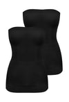 Minimising Strapless Tube Top - 2 PACK