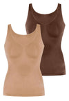 Tan Magic Shaping Tank - 2 Pack