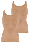 Tan Magic Shaping Tank - 2 Pack