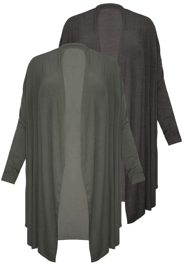 Bamboo Waterfall Cardigan - 2 PACK