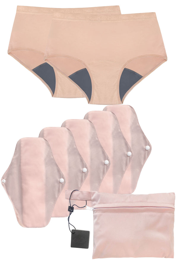 Heavy Flow Period & Light Bladder Leakage Essentials Set