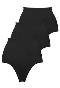 High Waist Shaping G String - 3 Pack