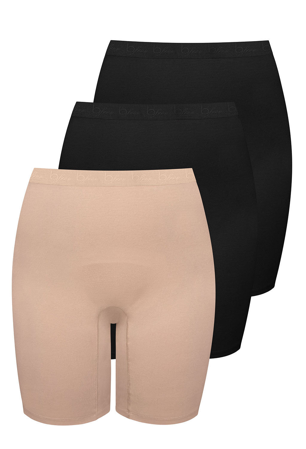 Cotton Rich Anti-Chafing Leak Proof Light Bladder Leakage Shorts - 3 Pack