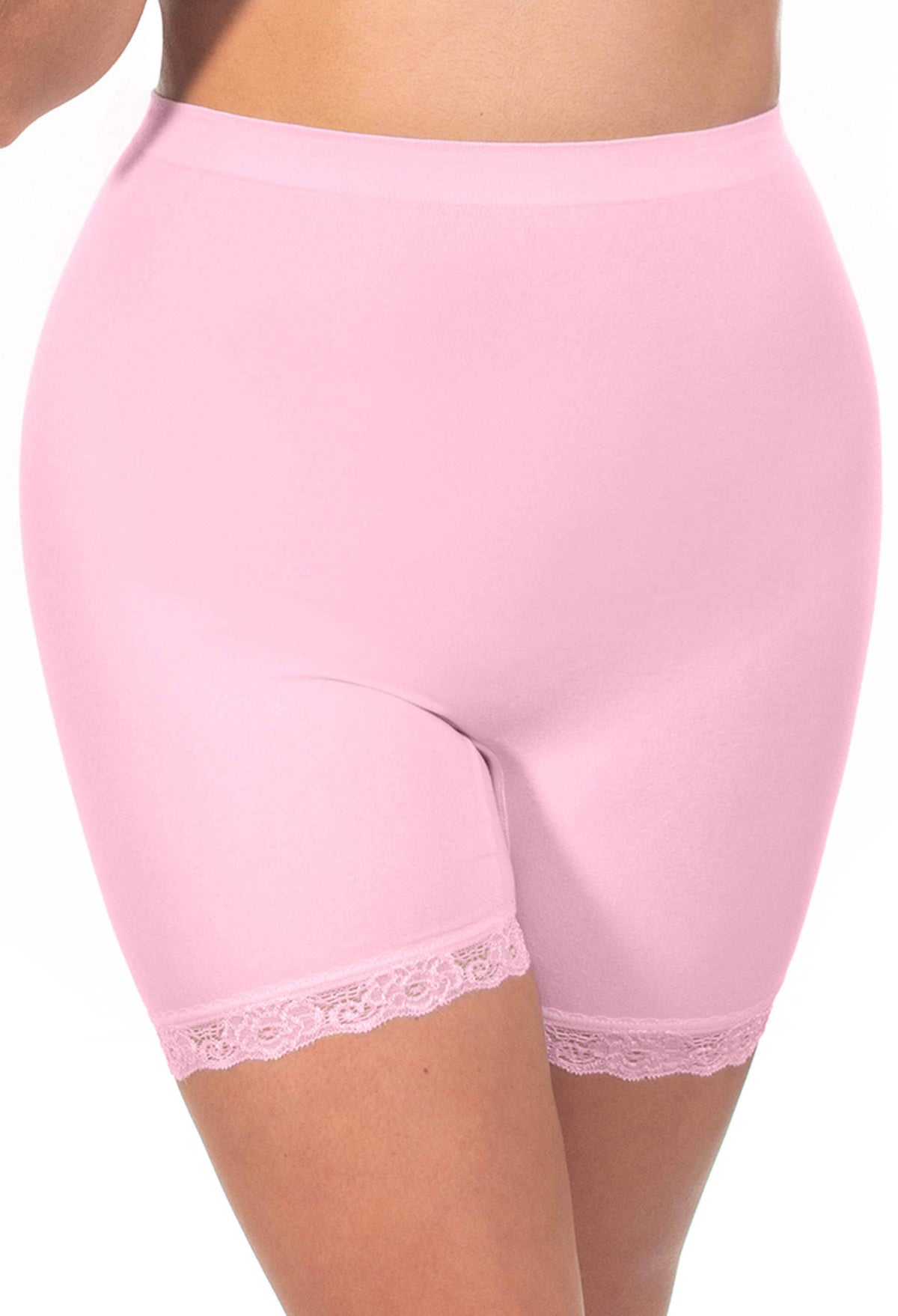 Anti Chafing High Rise Petite Cotton Shorts - 7 Pack