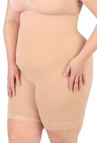 Underbust Anti Chafing Midi Cotton Rich Shorts - 2 Pack