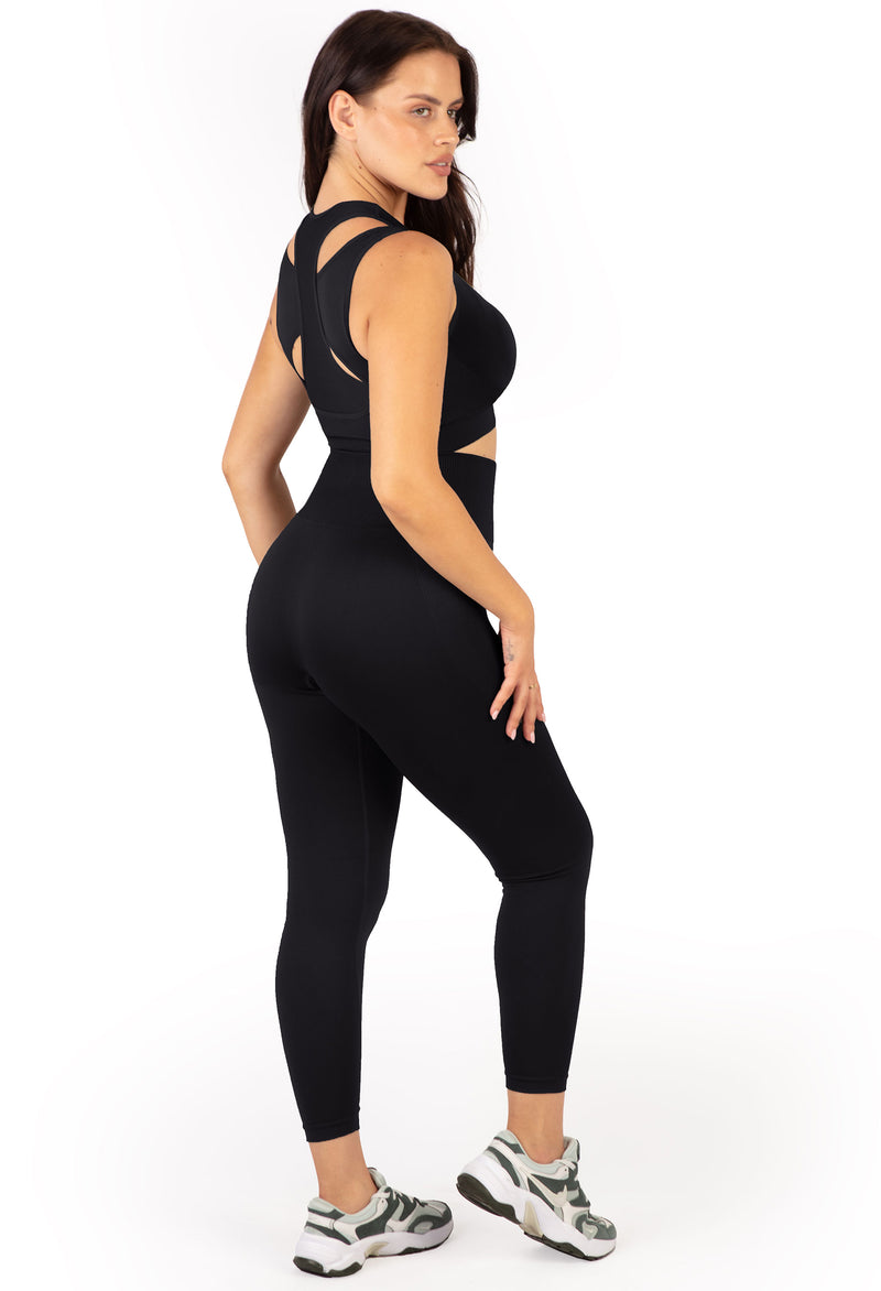 Triple-layer Support Racer & High Waist Full Length Leggings