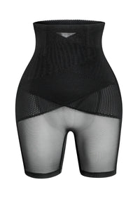 High Waist Power Mesh Tummy Control Shorts