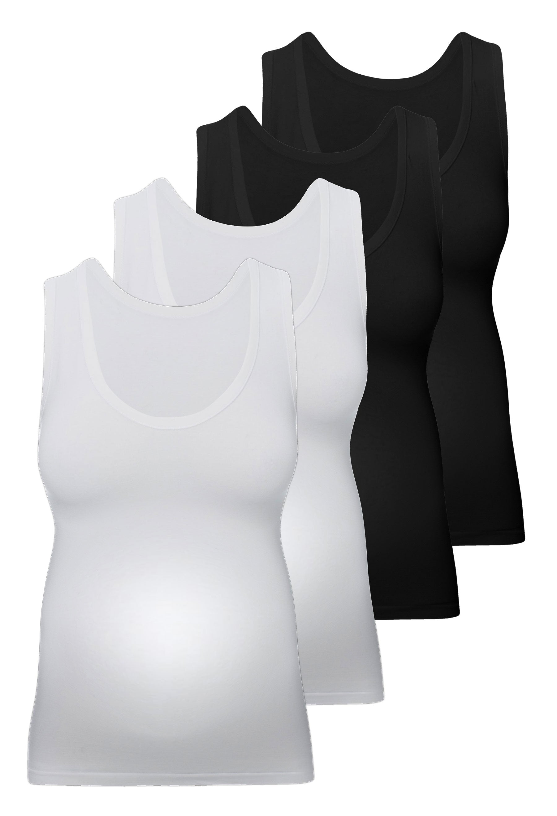 Maternity Bamboo Tank Top - 4 Pack