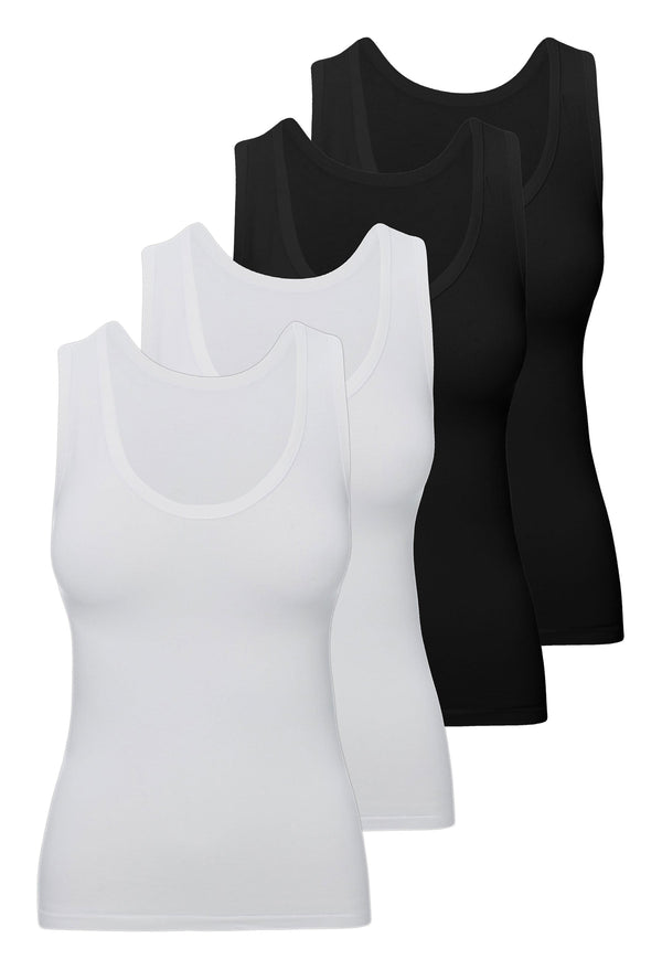 Bamboo Tank Top - 4 Pack