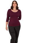 Bamboo 3/4 Sleeve Top