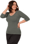 Bamboo 3/4 Sleeve Top  -3 Pack