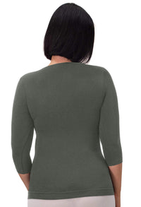 Maternity Bamboo 3/4 Sleeve Top - 3 Pack