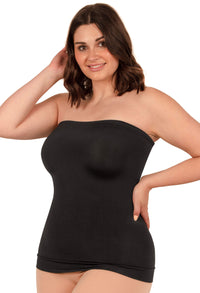 Minimising Strapless Tube Top