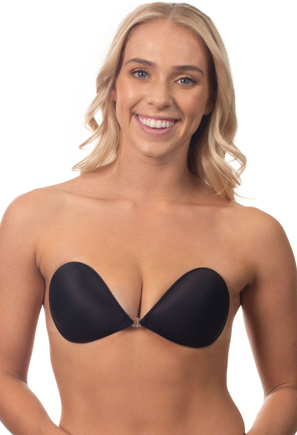 Sleek Stick On Bra With Straps Set