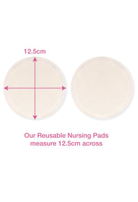 Nude Bamboo Nursing Bra + High Cut Undies Set With FREE Eco-Friendly Reusable Nursing Pads