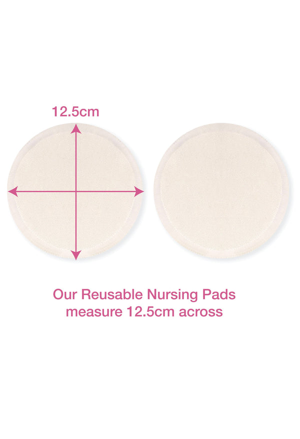 Pink Bamboo Nursing Bra + High Cut Undies Set With FREE Eco-Friendly Reusable Nursing Pads