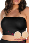 Sleek Bandeau Top with Silicone Bra Pads