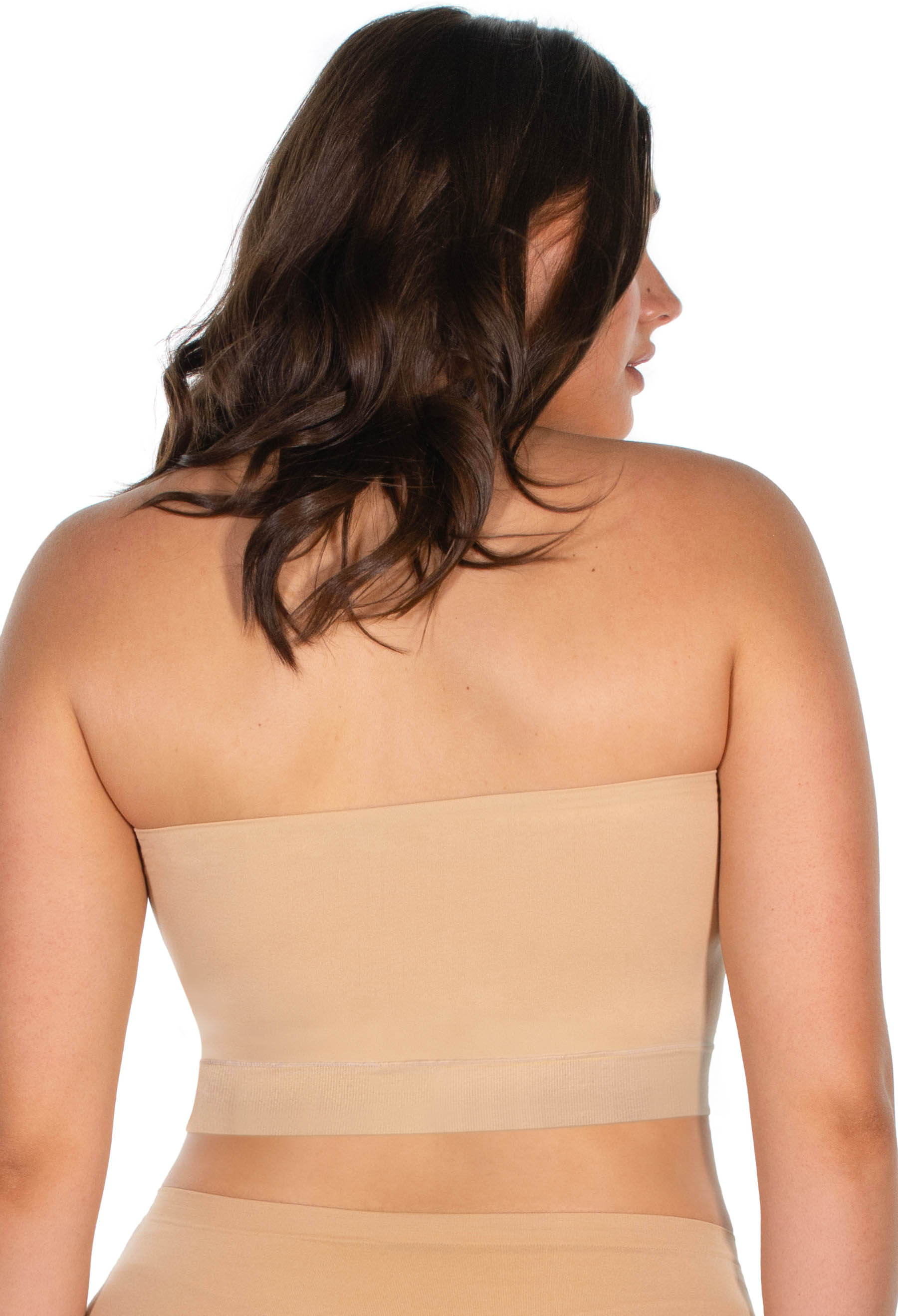 Sleek Bandeau Top with Silicone Bra Pads