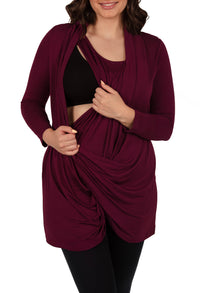 Bamboo Soft Drape Breastfeeding Top