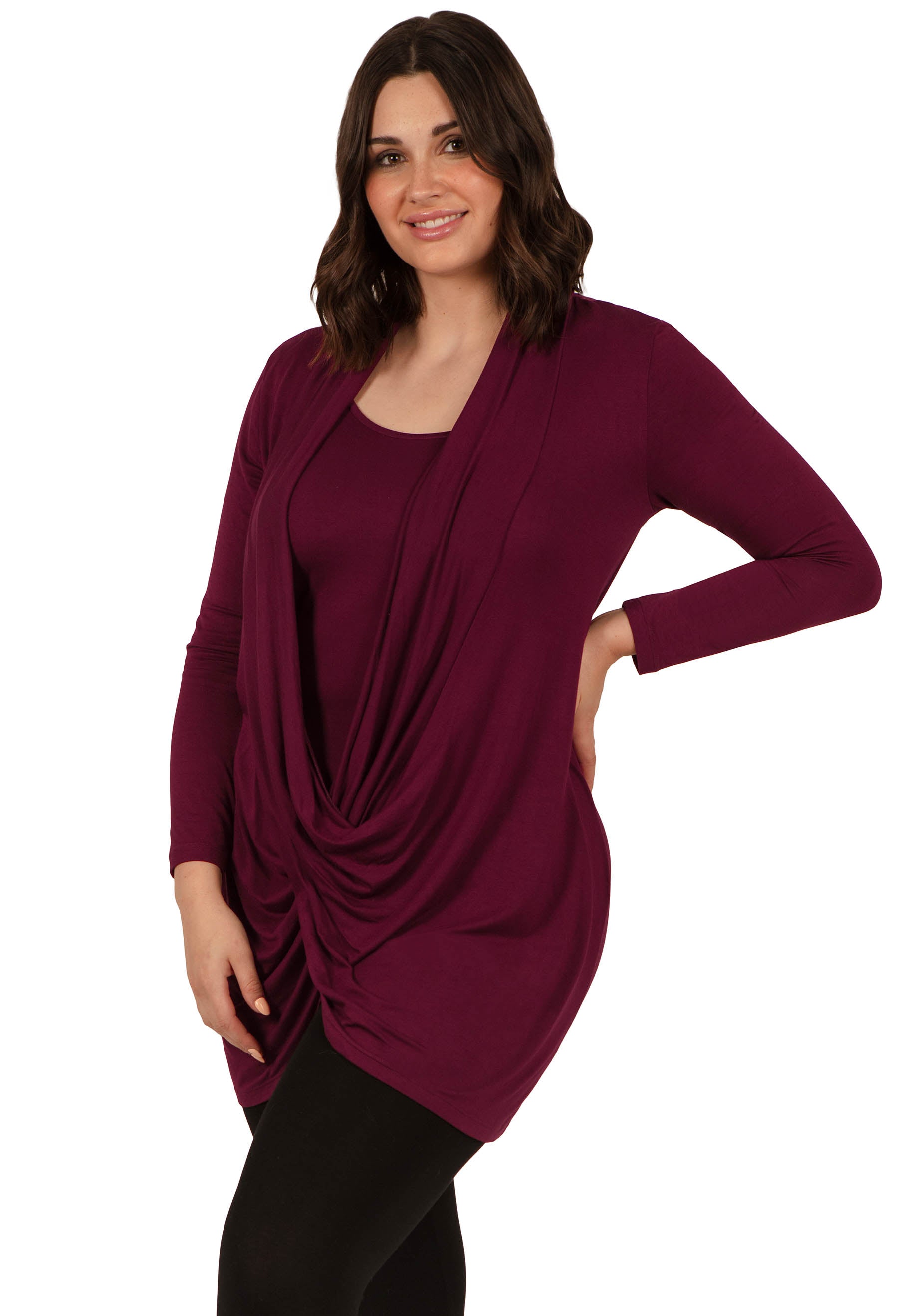 Bamboo Soft Drape Breastfeeding Top