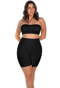 Strapless Support Bandeau with Rib Band