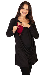 Bamboo Soft Drape Breastfeeding Top