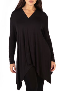 Bamboo V Neck Tunic Top