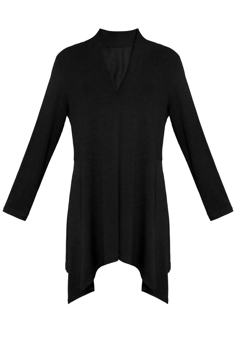 Bamboo V Neck Tunic Top