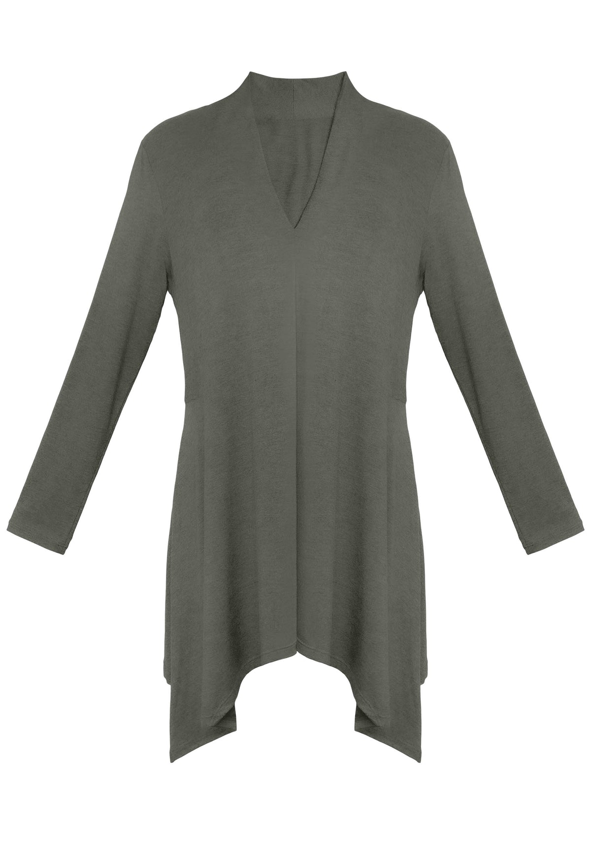 Bamboo V Neck Tunic Top