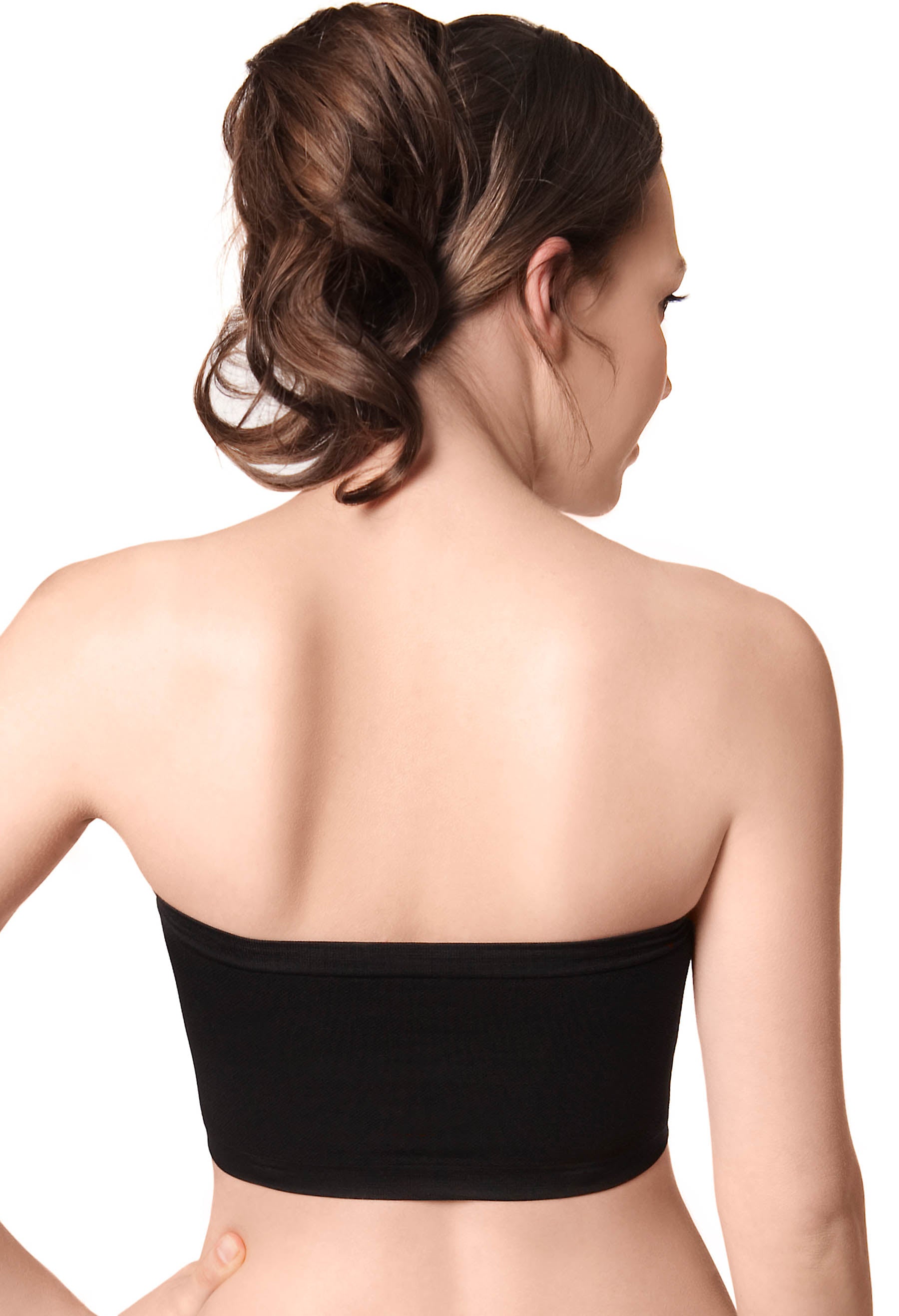 Cotton-Rich Padded Strapless Bra