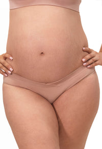 Maternity V-Waist Bamboo Bikini - 7 Pack