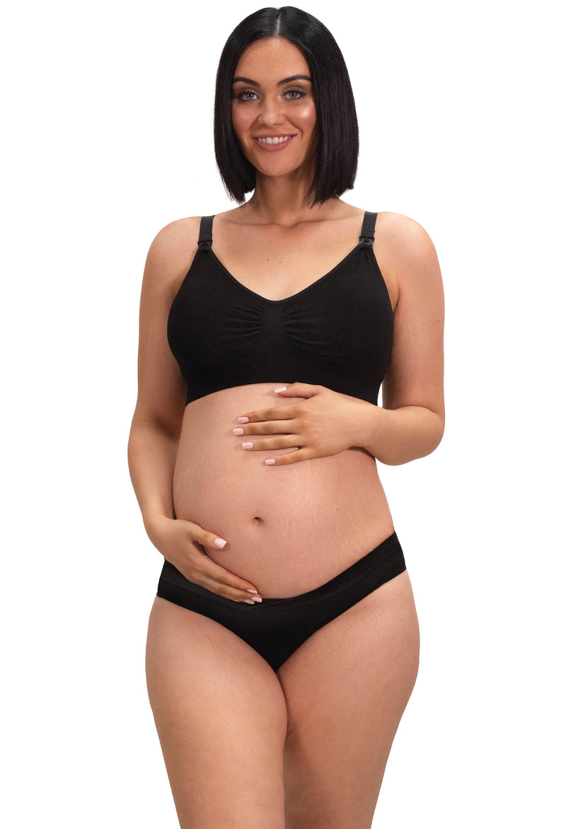 Maternity V-Waist Bamboo Bikini