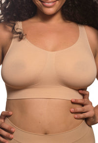 High Back Crop Bra for Big Busts