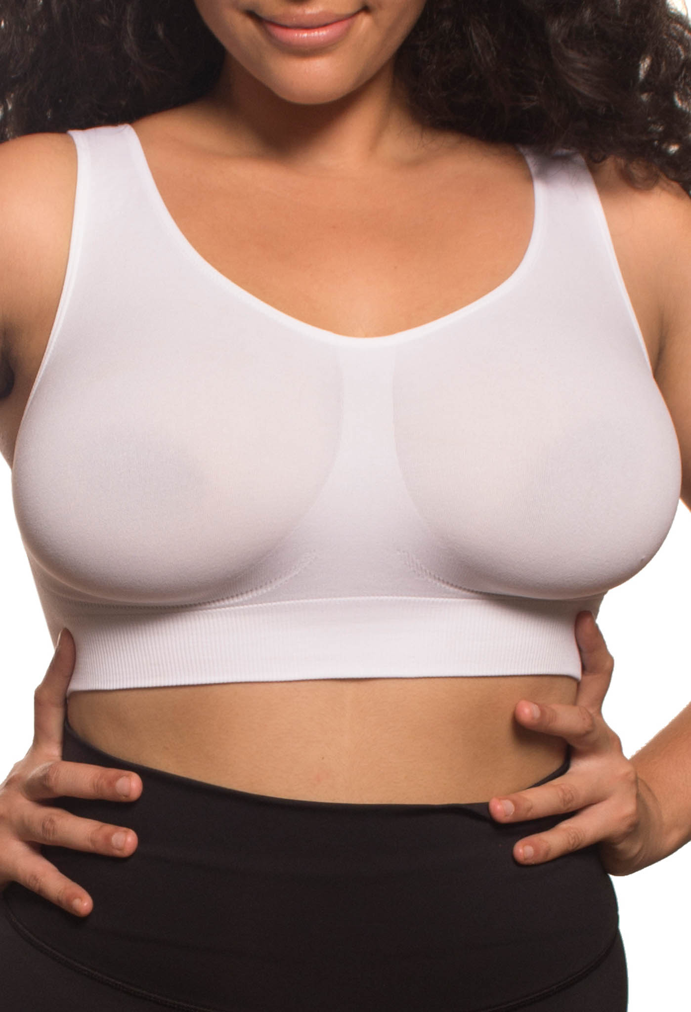 Full Coverage Wire Free Comfort Crop Bra