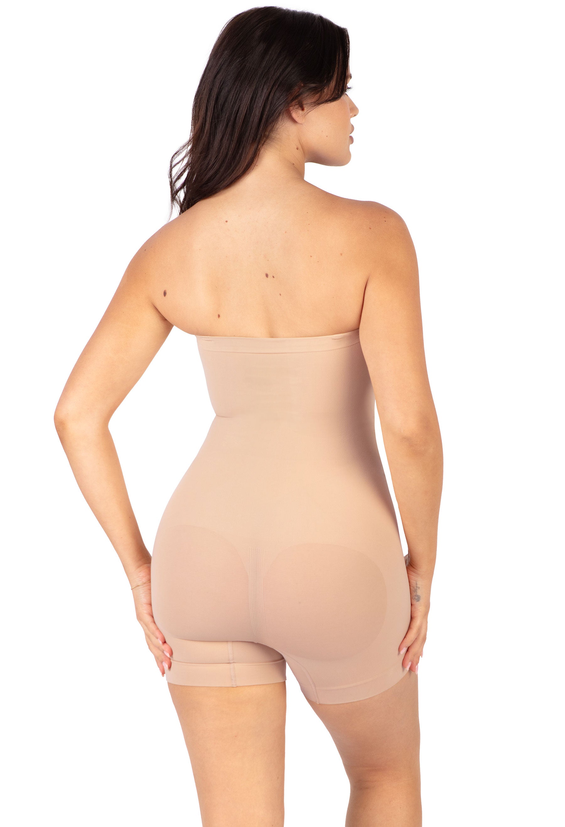 Shapewear Bodysuits Strapless Shorts | BodySleek