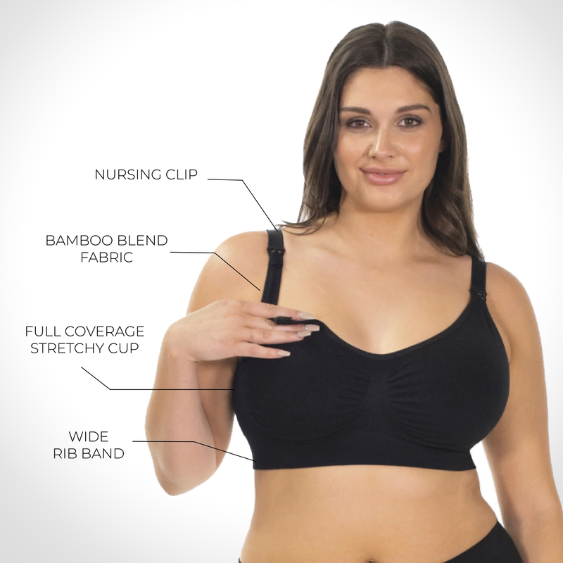 Seamless Comfort Bamboo Nursing Bra