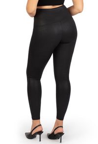 High Rise Faux Leather Leggings