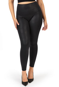 High Rise Faux Leather Leggings