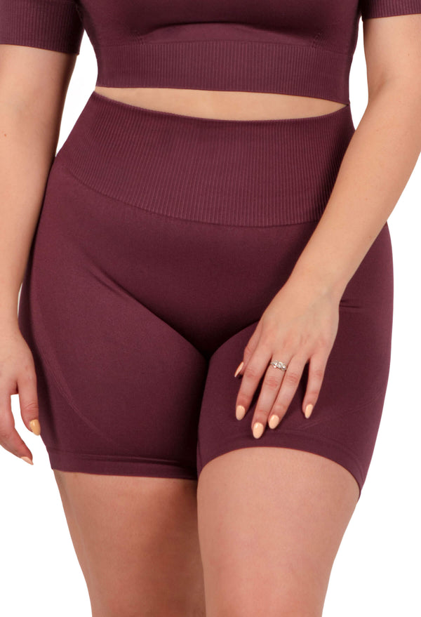 Seamless High Waist Midi Biker Shorts - 3 Pack