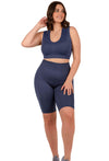 Seamless High Waist Long Biker Shorts - 3 Pack