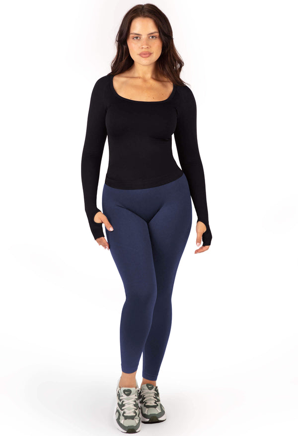 Seamless High Waist Full Length Leggings