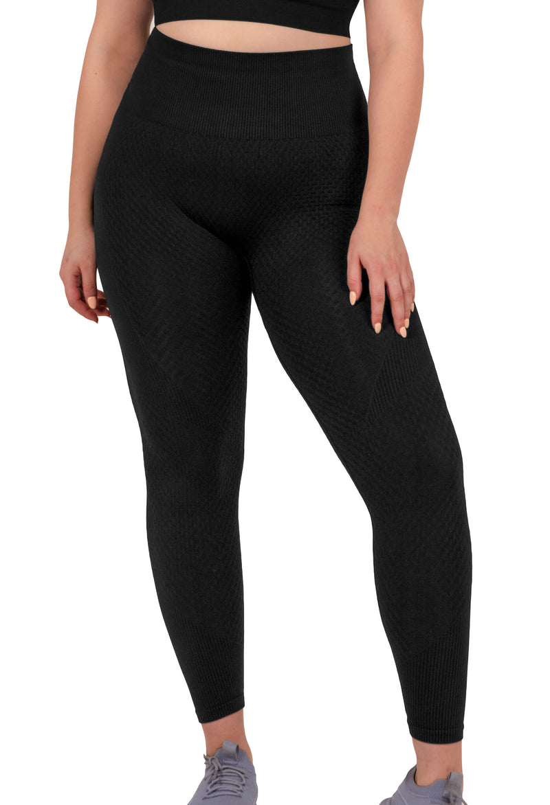 Honeycomb Contour Seamless Leggings