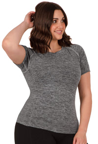 Seamless Short Sleeve Activewear Thermal Tee - 3 Pack