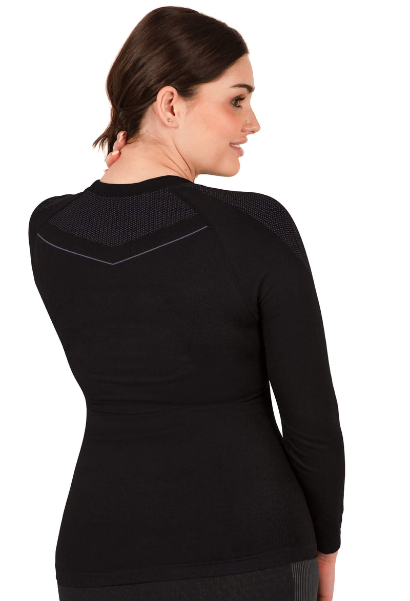 Seamless Long Sleeve Activewear Thermal Top