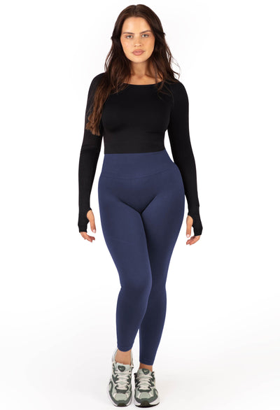 Seamless Long Sleeve Crop Thermal Top